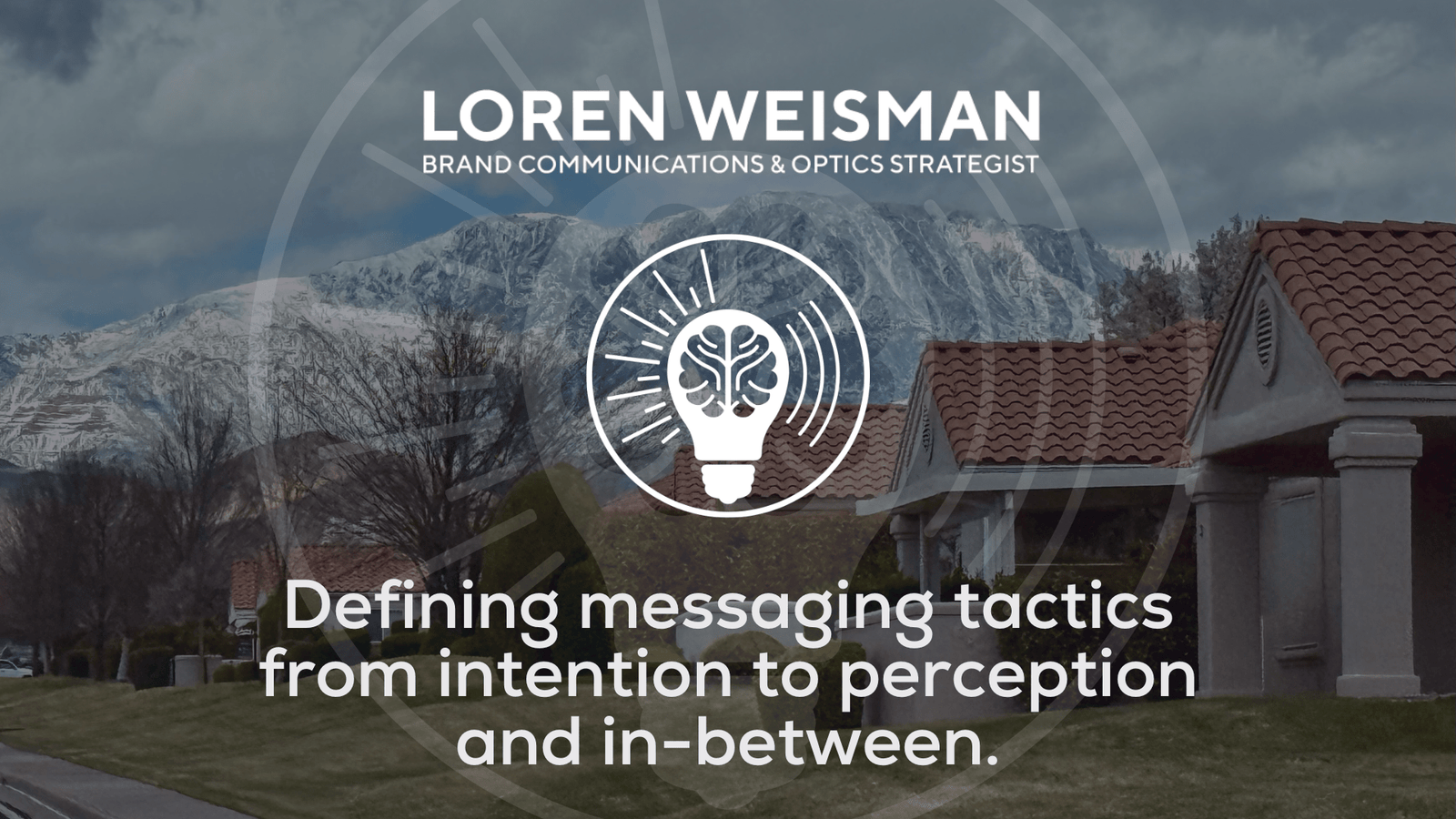 Defining messaging tactics from intention to perception and in-between.