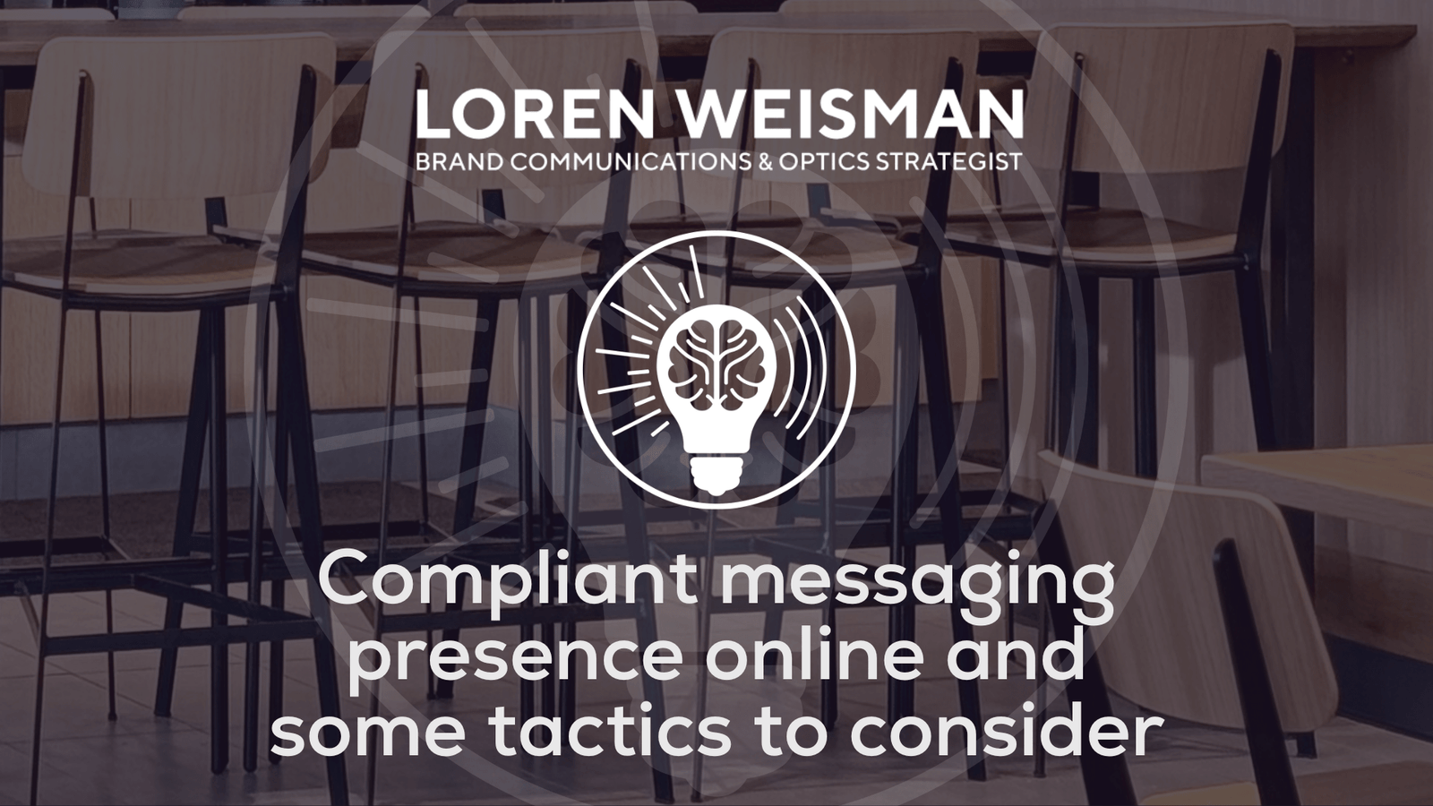 Compliant messaging presence online and some tactics to consider