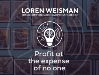 profit at the expense of no one, featured graphic