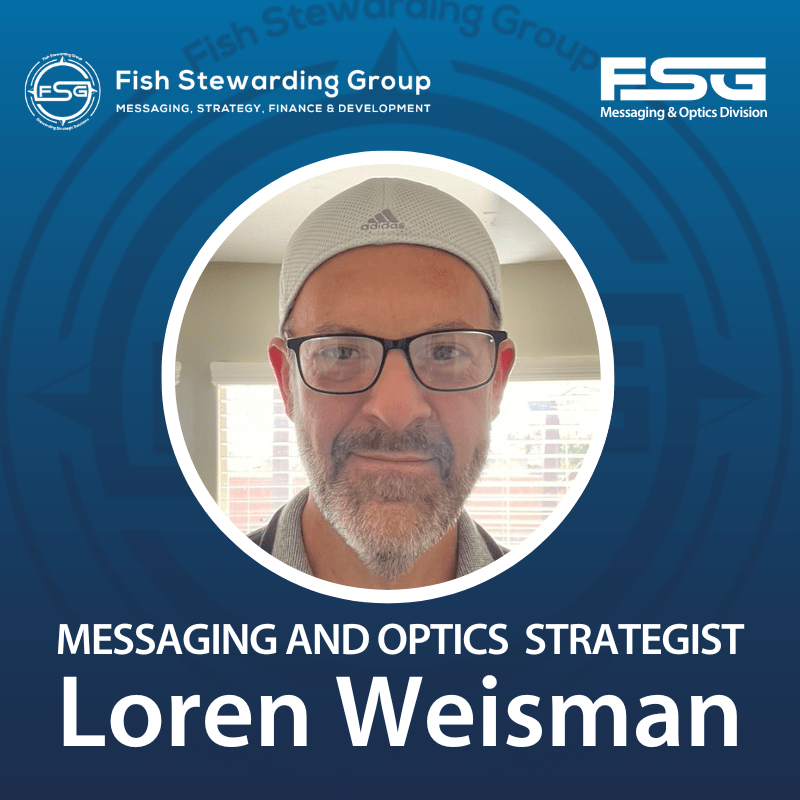 messaging and optics strategist loren weisman logo
