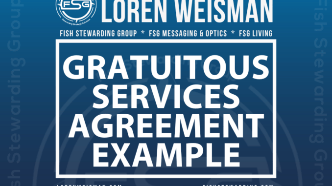 gratuitous services agreement example