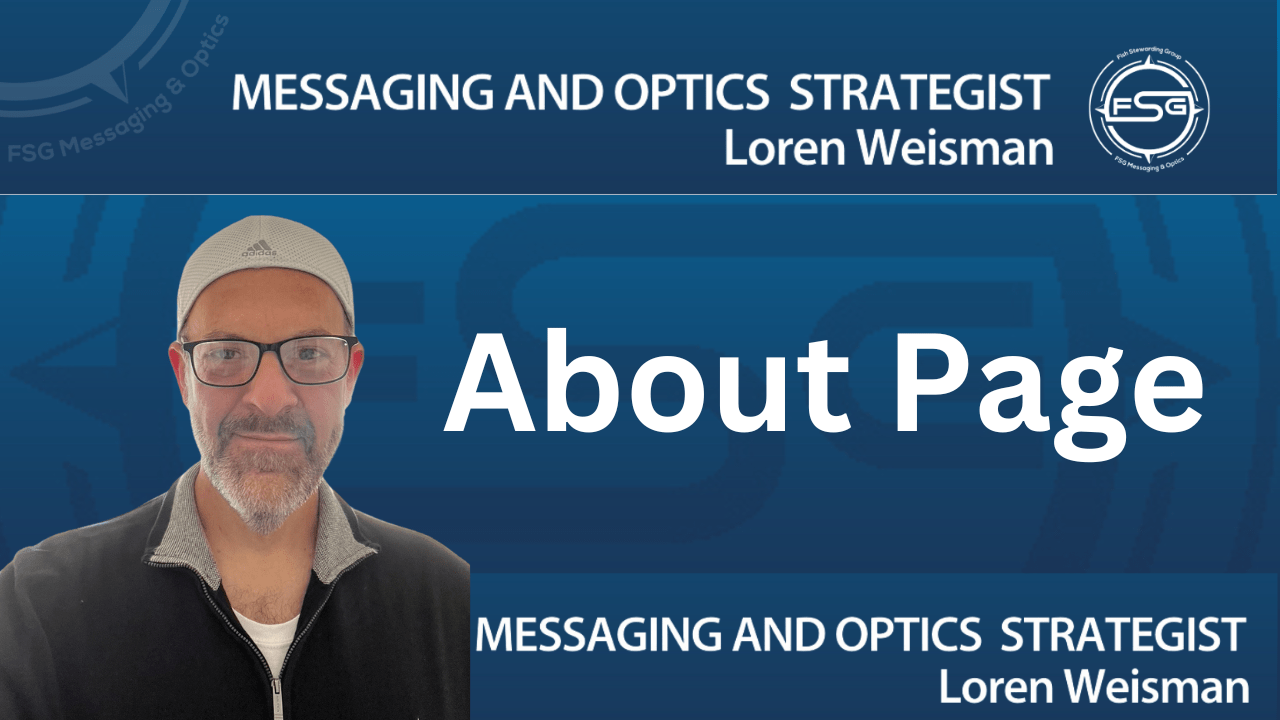 messaging and optics strategist loren weisman