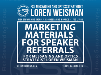 Marketing Materials for Speaking Referrals for Messaging and Optics Speaker Loren Weisman