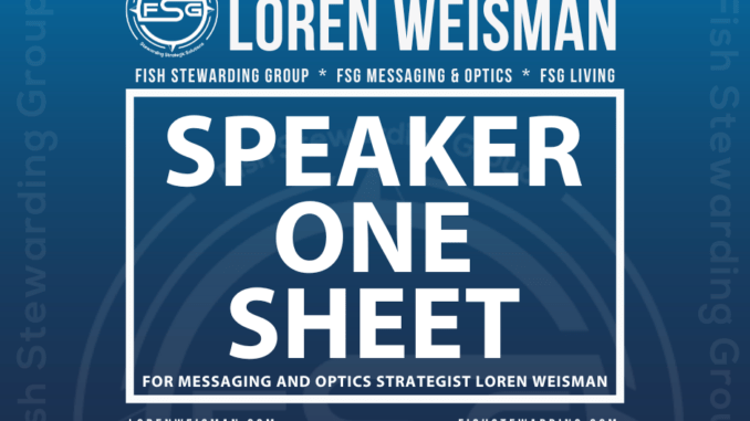 Speaker One Sheet for Loren Weisman