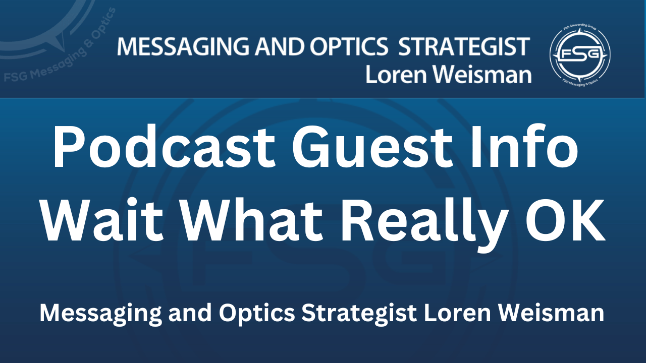 podcast guest info for Messaging and optics podcast