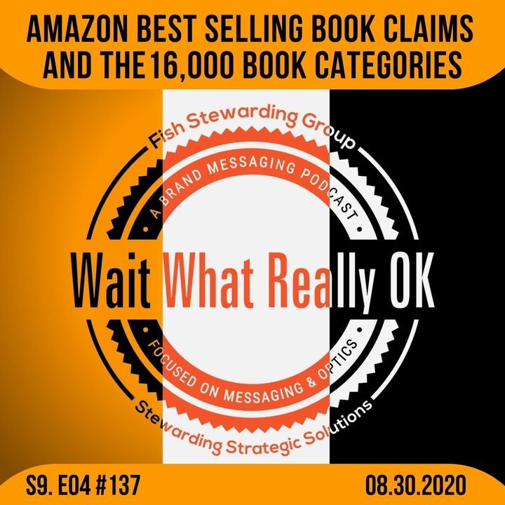 Amazon Best Selling Transcription for Amazon best selling book claims and the 16,000 book categories, header, cover
