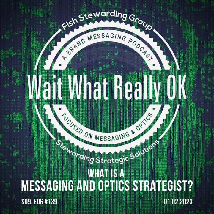 brand communications and optics strategist transcription, wait what really ok, what is a brand communications and optics strategist