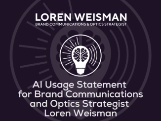 AI Usage Statement for Brand Communications and Optics Strategist