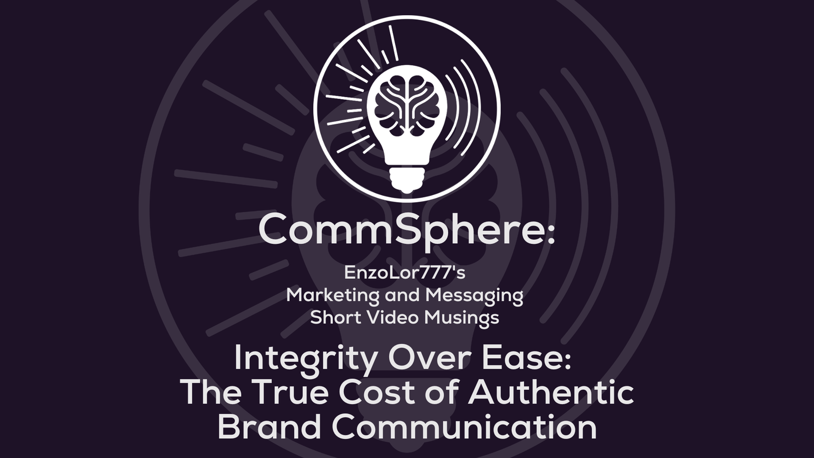 Integrity Over Ease. The True Cost of Authentic Brand Communication