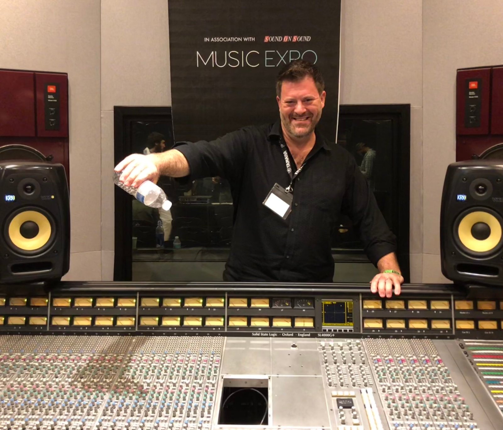 Business Continuity Plan, loren weisman in recording studio in miami