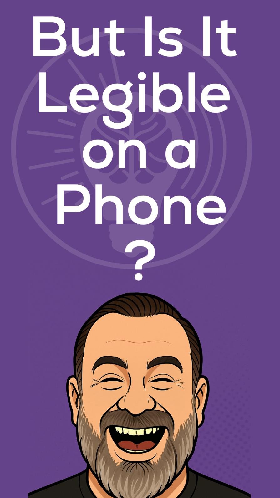 But is it legible on a phone, Visiting Clients Info and Links for Orlando