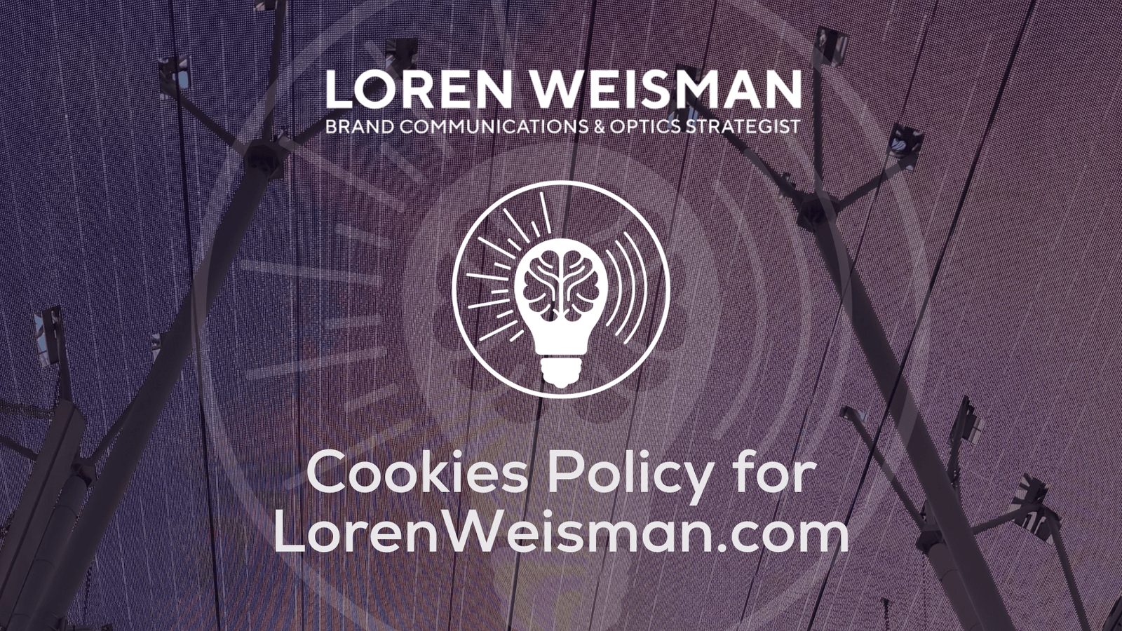 Cookies Policy for LorenWeisman.com
