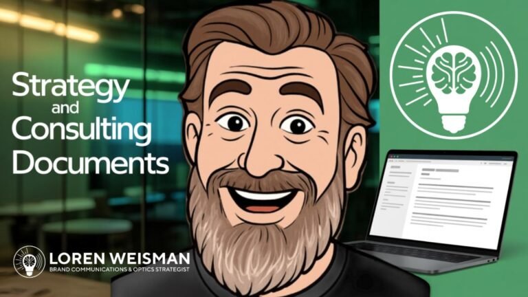 Strategy and Consulting Documents for Potential Clients. Examples of my documentation