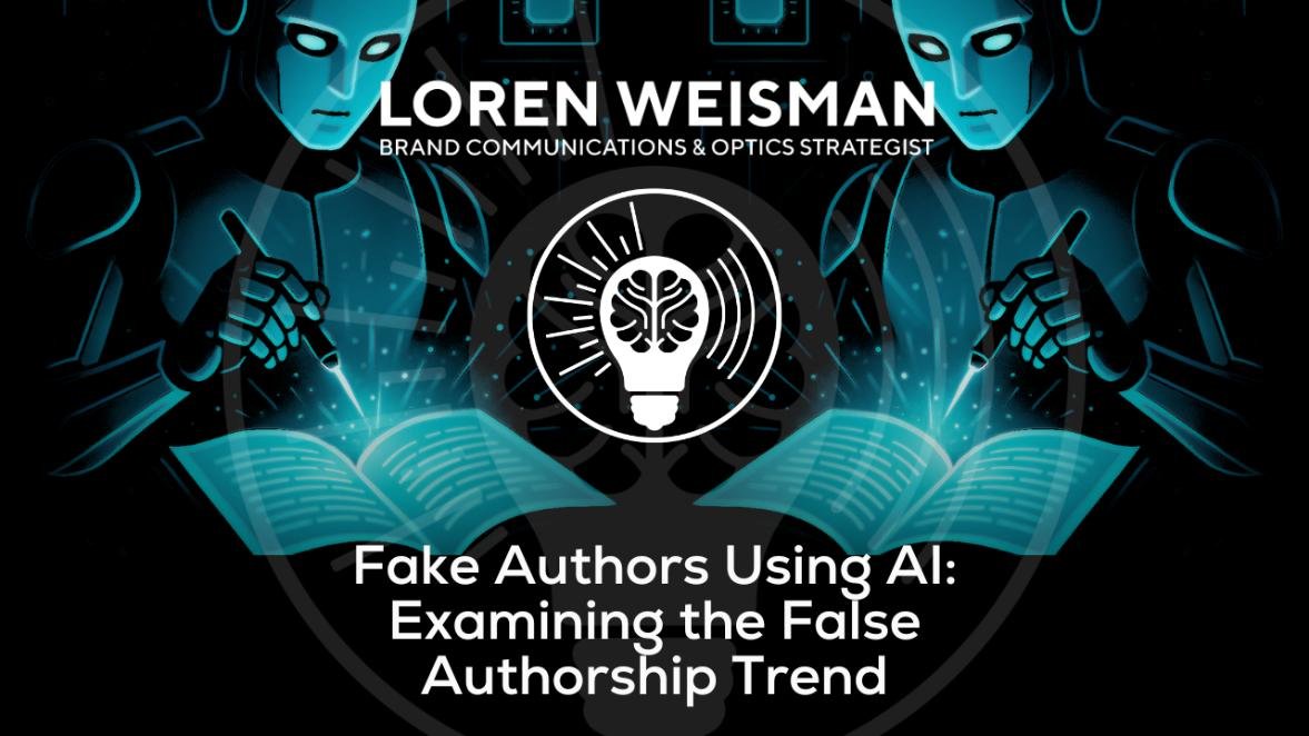 Fake Authors Using AI. Podcast Links and Transcription