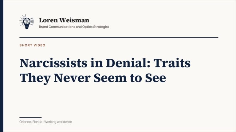 Narcissists in Denial: Traits They Never Seem to See
