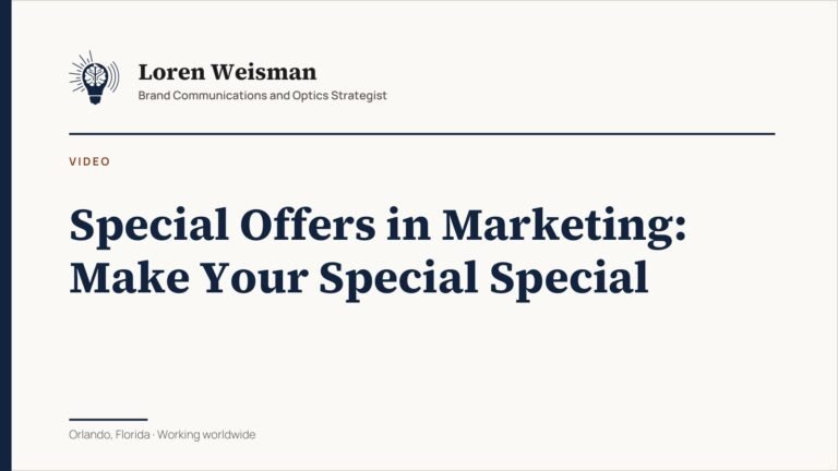 Special Offers in Marketing: Make Your Special Special